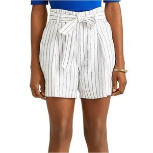 Ralph Lauren Striped Belted Shorts